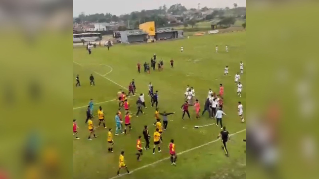 Semifinal do Catarinense Sub-17 entre Criciúma e Figueirense termina em pancadaria