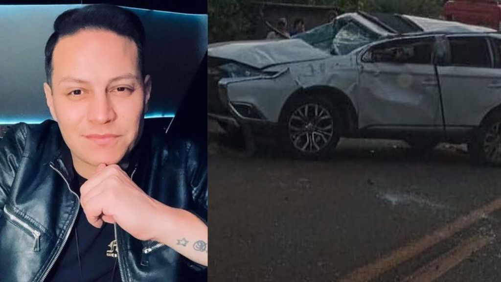 Paulinho Dill, da banda Os Atuais, é arremessado de carro em acidente no RS