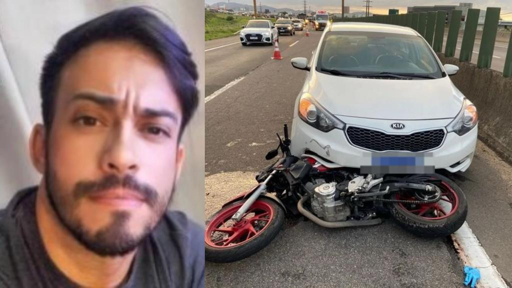 Motociclista atropela pedestre, cai e morre ao ser atingido por dois carros na BR-101