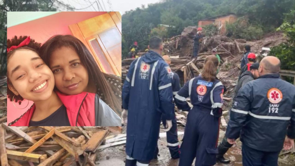 URGENTE: Mãe e filha morrem soterradas após deslizamento de terra no RS