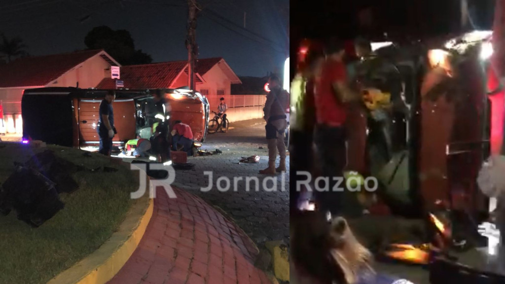 URGENTE: Bombeiros e SAMU tentam salvar homem preso às ferragens em Tijucas