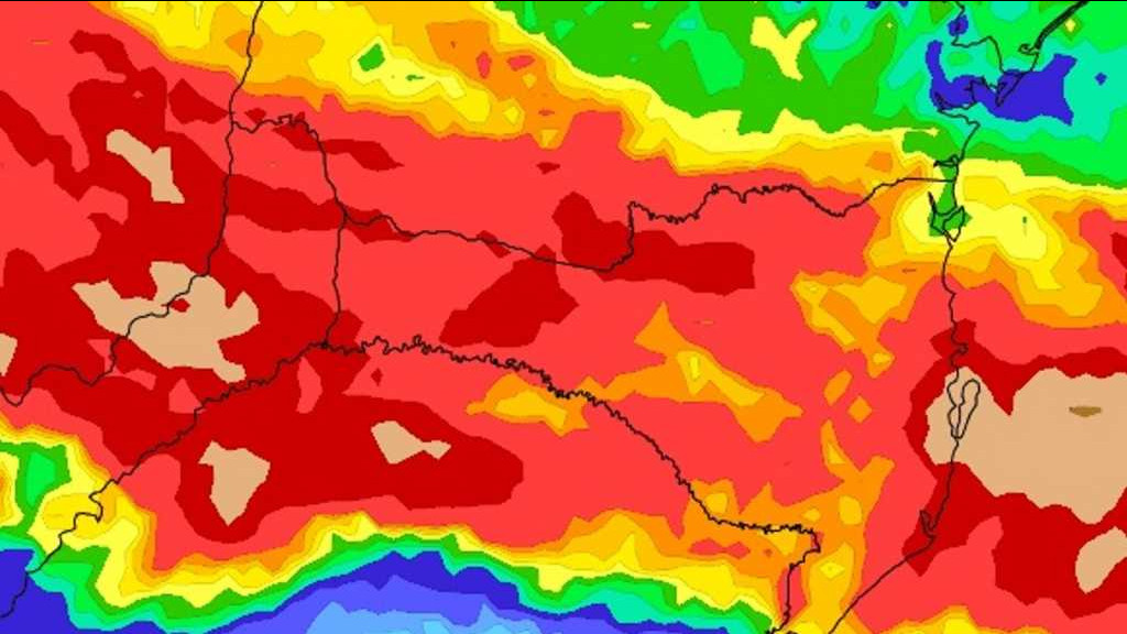 Santa Catarina se prepara para chuvas volumosas e risco de inundações