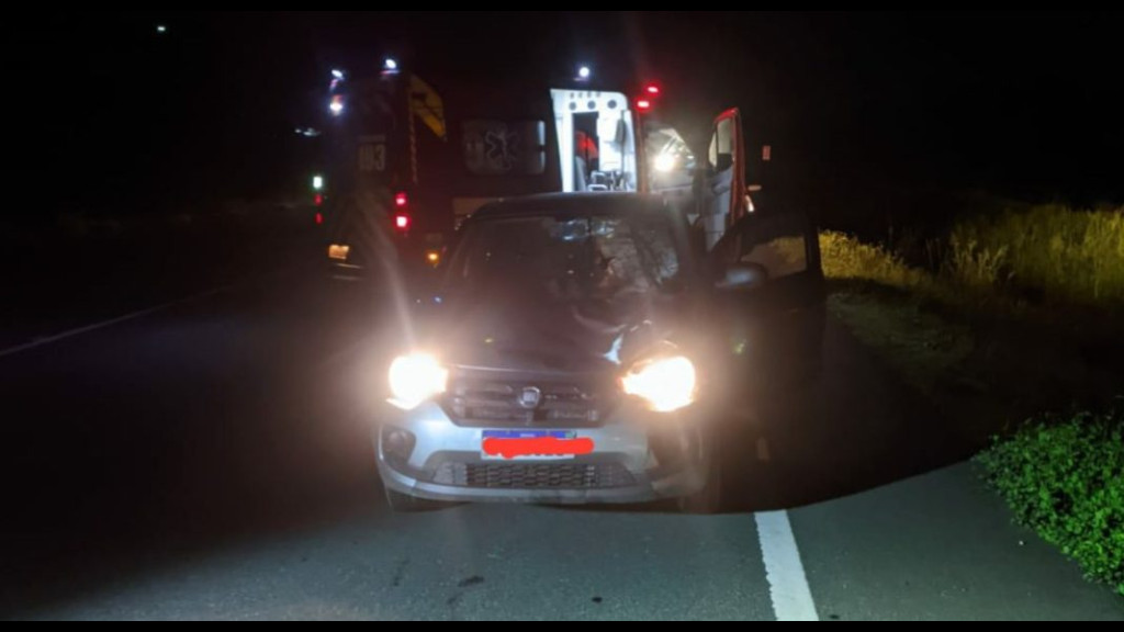 Grave acidente de trânsito mata pedestre na BR-470, no Vale do Itajaí