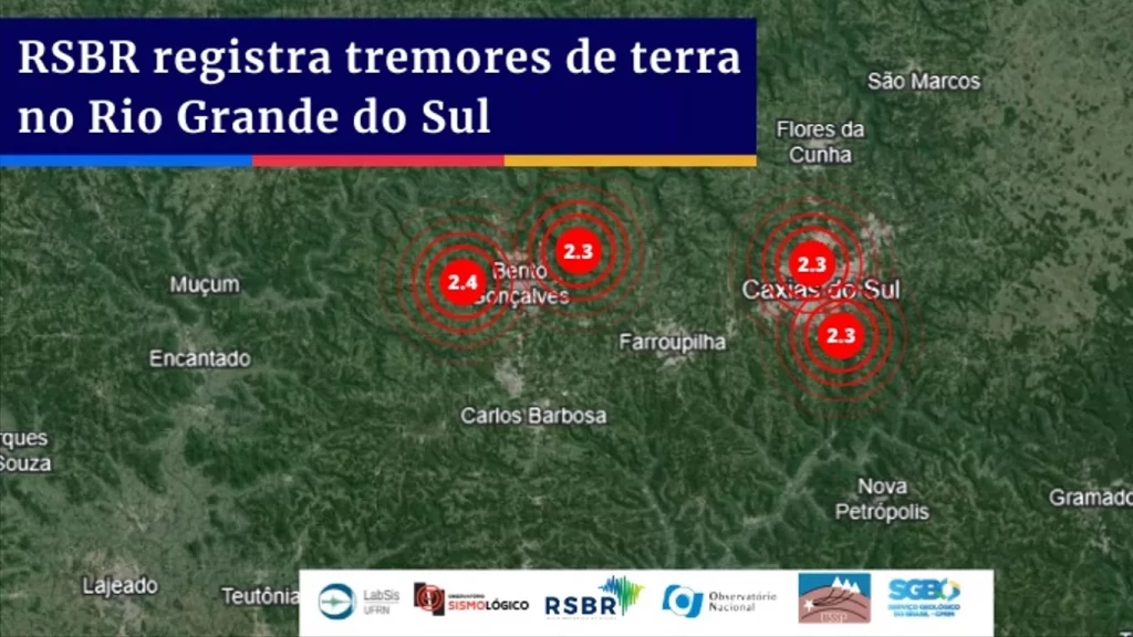 Tremores atingiram ao menos 3 cidades do Rio Grande do Sul
