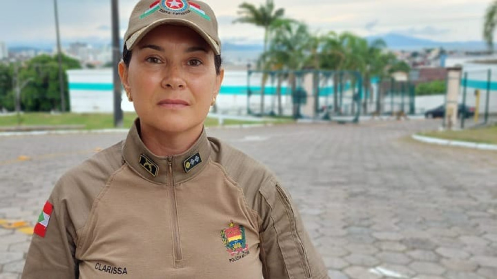Major é a primeira mulher a assumir o comando de um Batalhão de Polícia Militar em Florianópolis