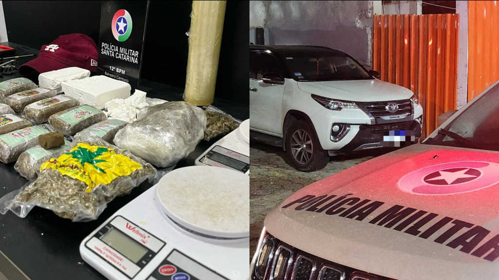 PM desarticula esquema de furto de veículos e tráfico de drogas em SC