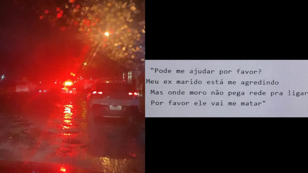 "Ele vai me matar!": Mensagem desesperada salva mulher de agressor em Santa Catarina