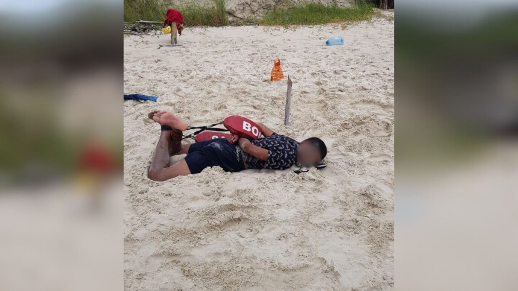 Turista decide agredir guarda-vidas em praia de Floripa: "do nada"