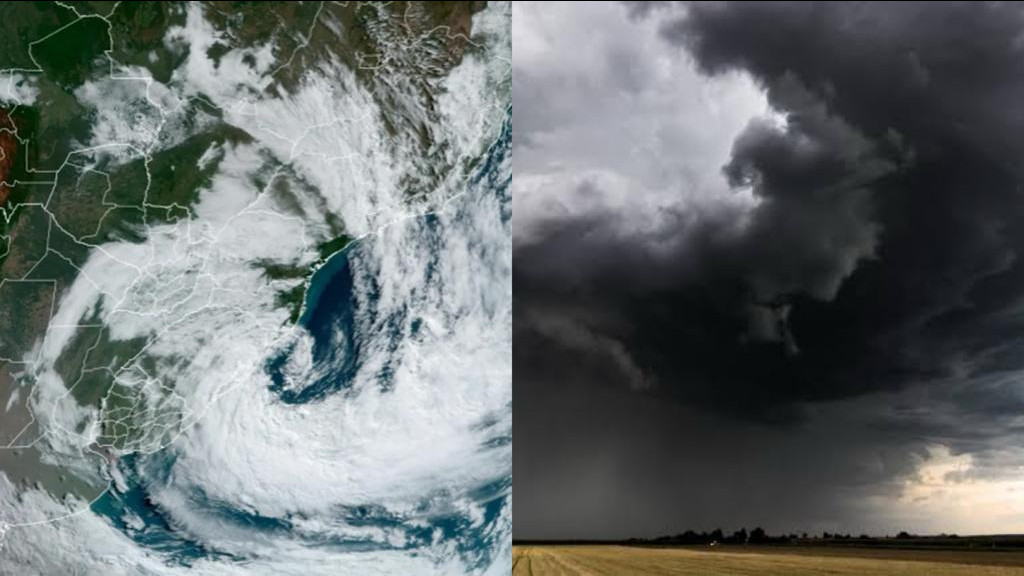 VÍDEO: Ciclone extratropical coloca Sul do Brasil em alerta