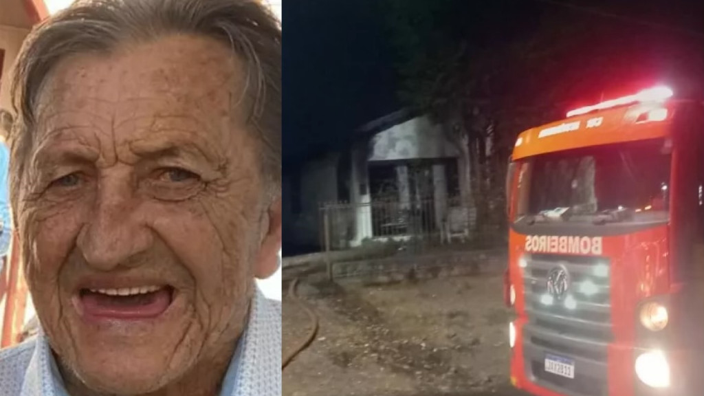 Identificado idoso de 80 anos que morreu carbonizado e abraçado com tv