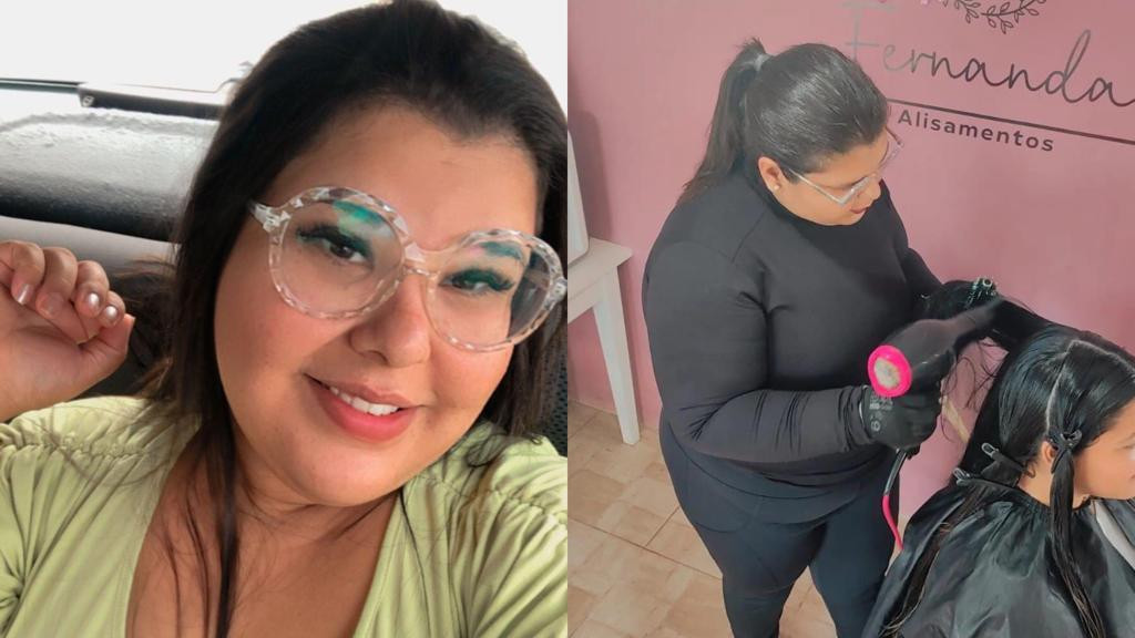 De São Paulo para Tijucas: A história de superação de jovem cabeleireira