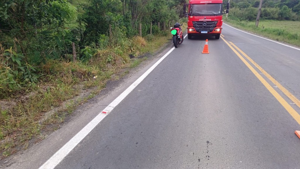 Adolescente de 14 anos é atropelado por moto na SC-114