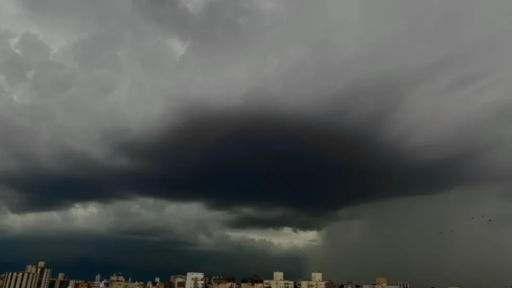 Alerta de tempestades severas previstas para o Sul do Brasil