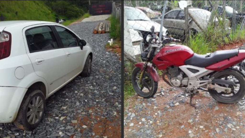 Colisão entre carro e moto deixa homem ferido em Brusque