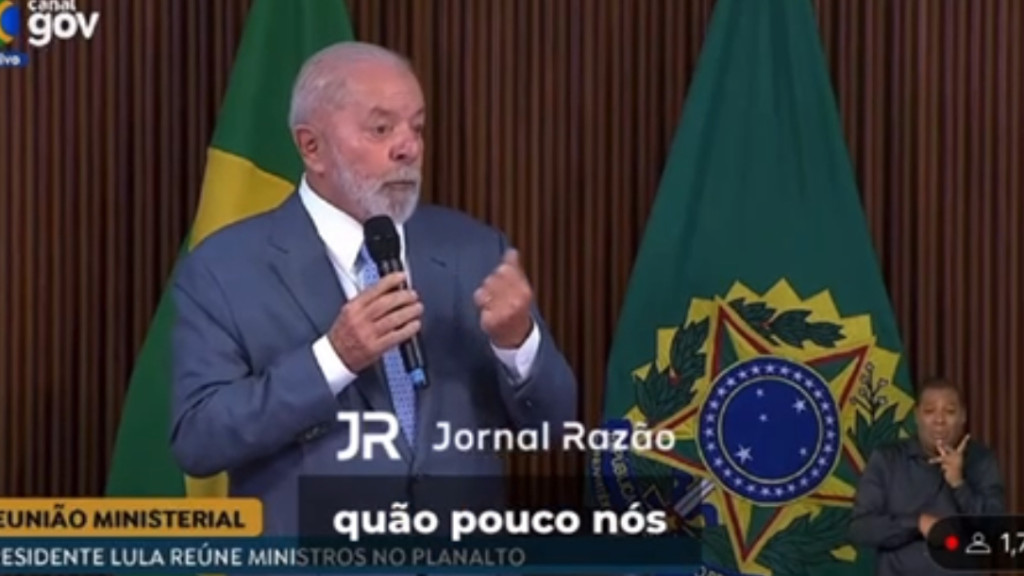 Lula diz que fez pouco e muito mesmo tempo: "temos Um pouco de muita sorte"