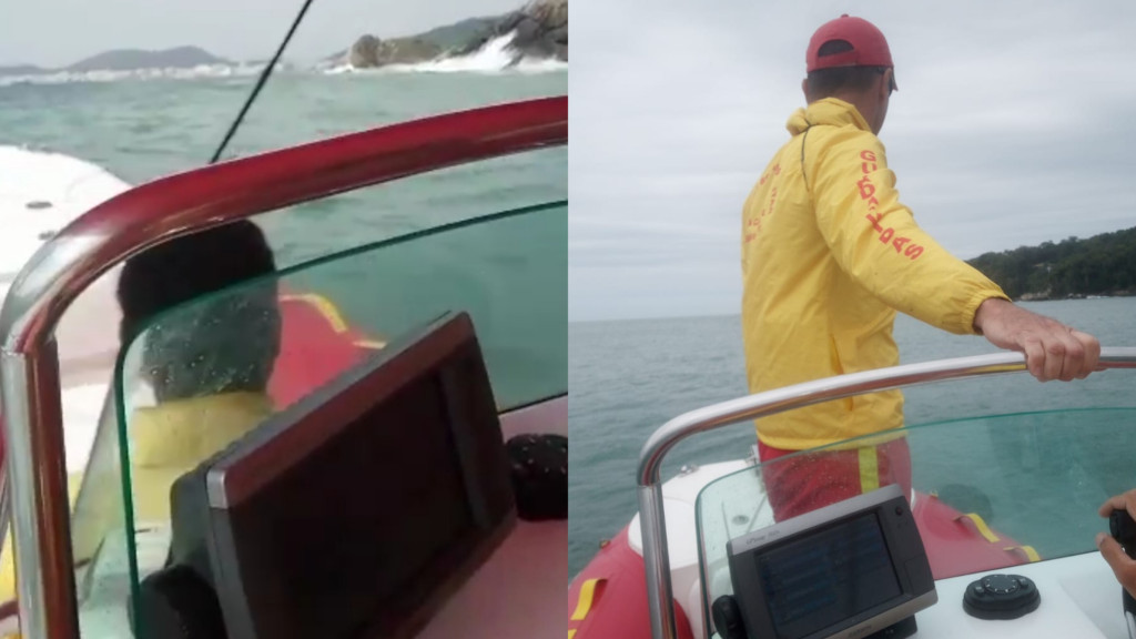 Buscas por pescador desaparecido em praia de Porto Belo chegam ao 4⁰ dia