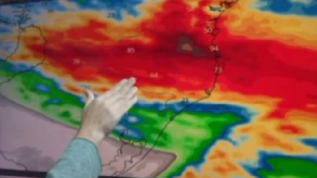 ALERTA: Chuvas podem ultrapassar 150mm no Vale do Itajaí
