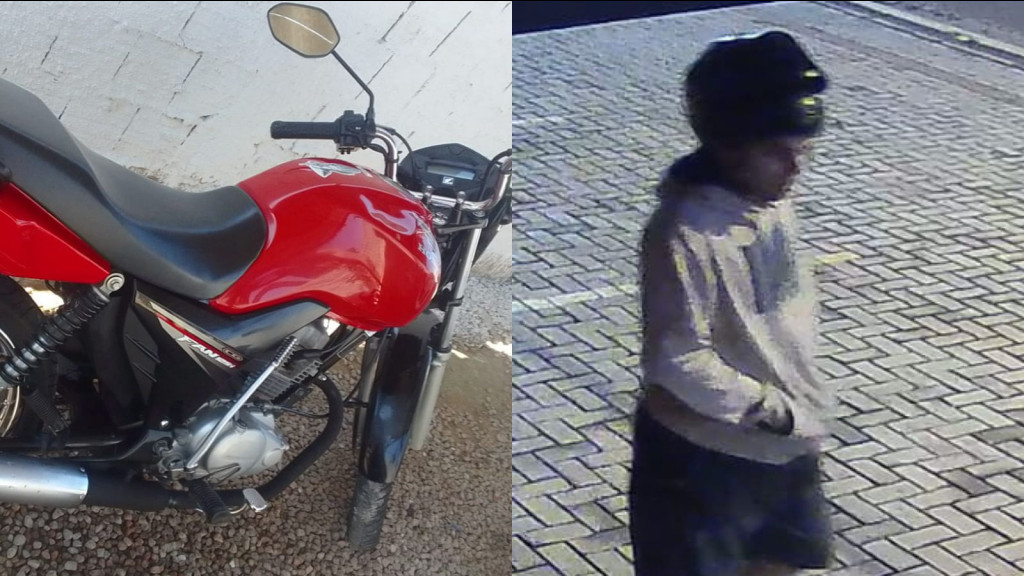 Mulher estaciona motocicleta para trabalhar e acaba furtada em Tijucas