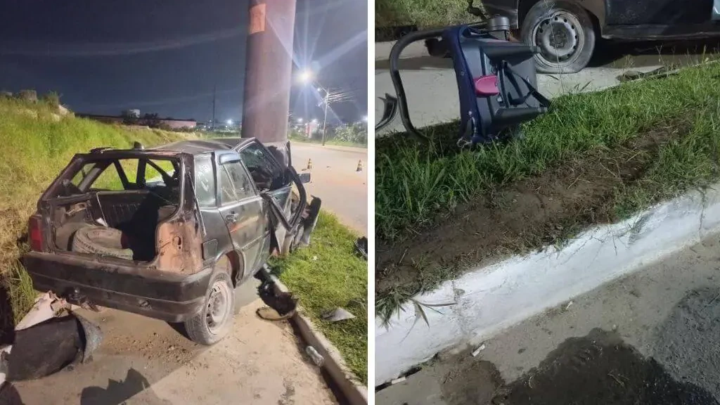 Acidente envolvendo motorista sem CNH deixa bebê morto em Itajaí
