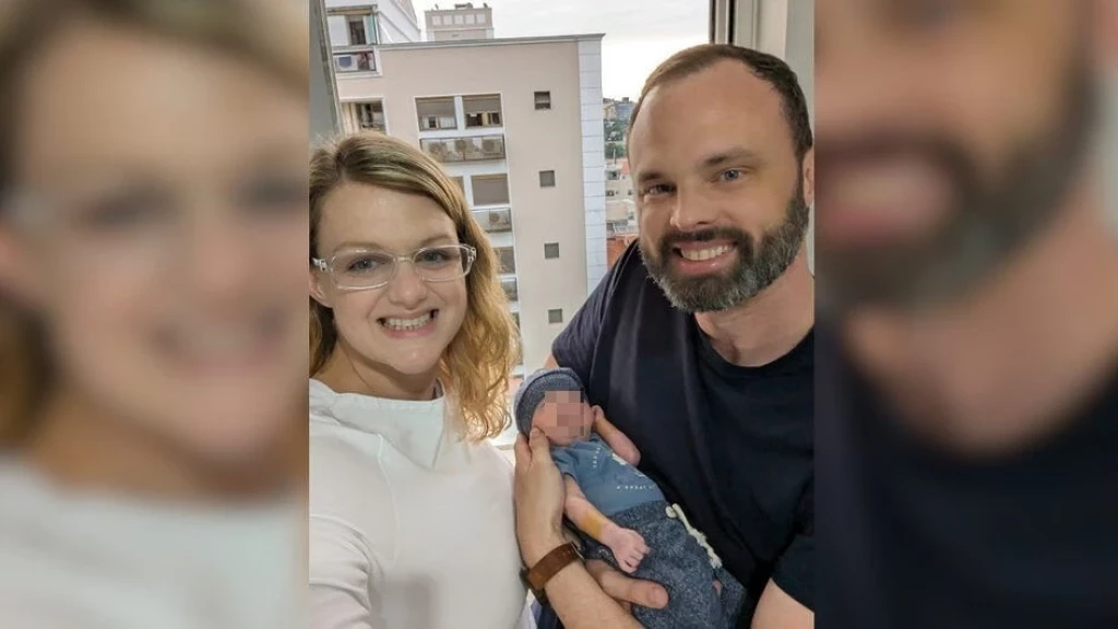 Casal dos EUA tem bebê prematuro durante férias em SC e fica ‘preso’ no Brasil