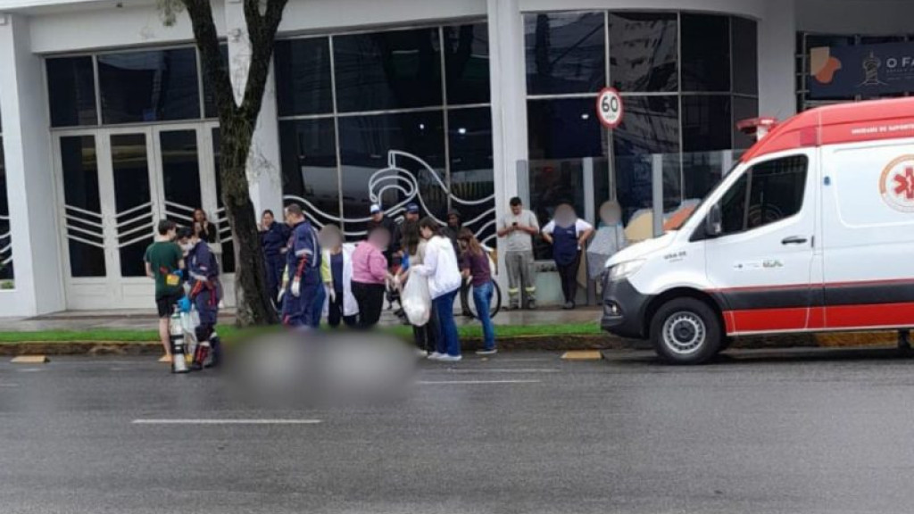 Idosa é morre atropelada ônibus em Joinville