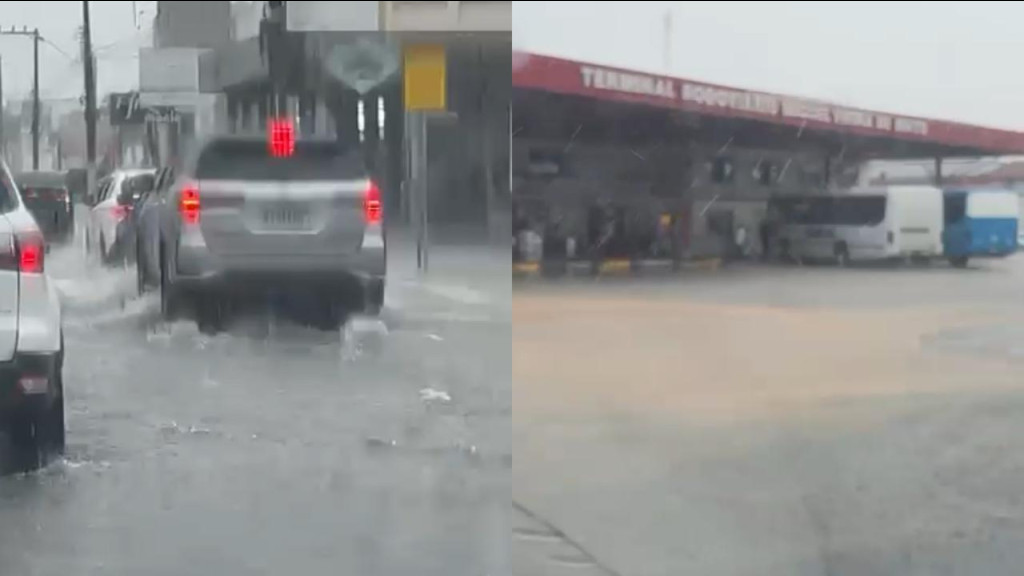 Chuva provoca pontos de alagamento em Tijucas