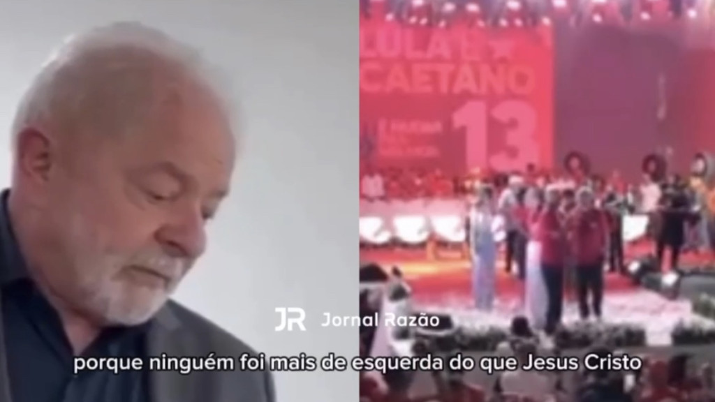 Jesus Cristo foi o maior esquerdista da história, diz Lula em discurso