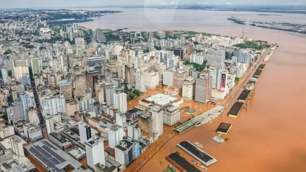 URGENTE: Nível do Guaíba supera enchente de 1941 pela segunda vez em dez dias, em Porto Alegre