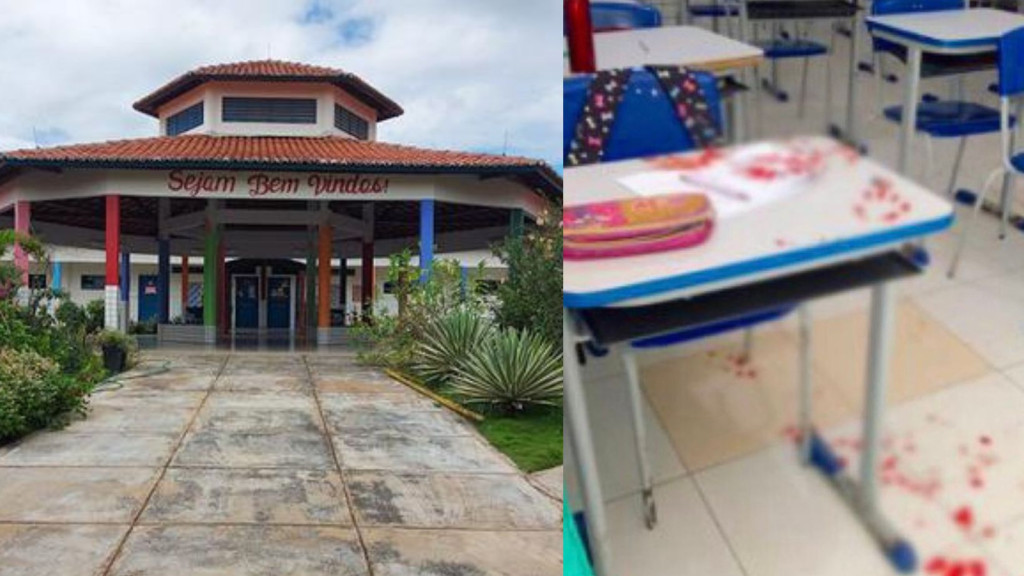 URGENTE: Aluno armado com machadinha ataca crianças em escola do Ceará