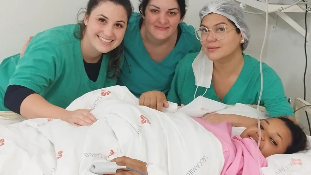 Dia das Mães em dose tripla: catarinense dá à luz a trigêmeos