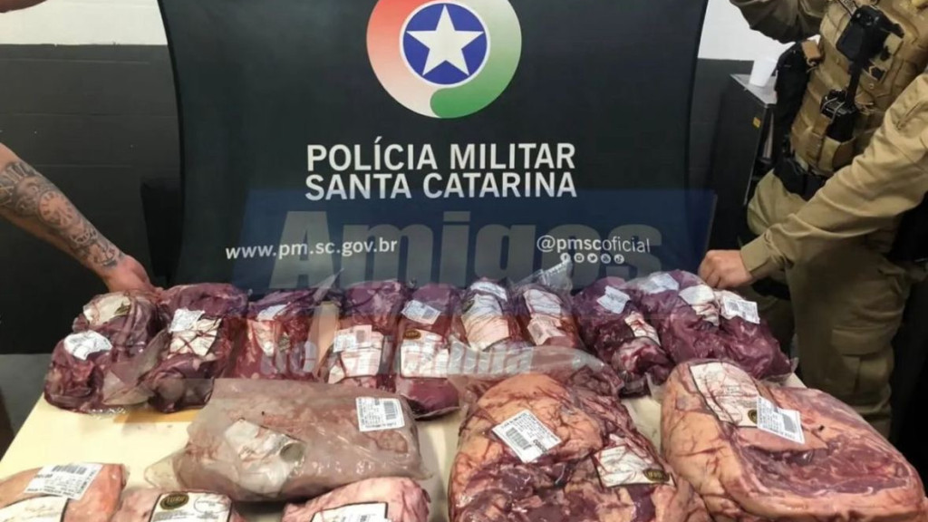 ‘Zé Picanha’ é preso com carro recheado de carnes roubadas: “só filé”