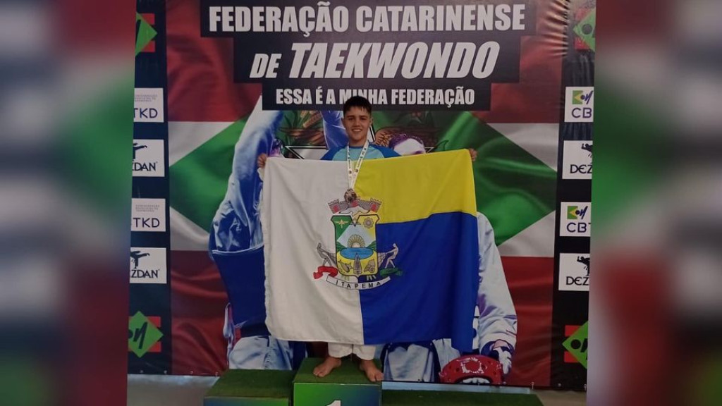 Adolescente de Itapema conquista Campeonato Catarinense de Taekwondo