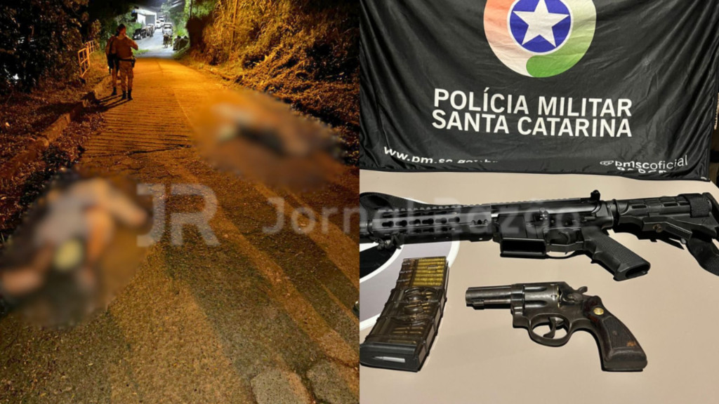 PM impede sequestro e mata criminosos armados com fuzil, em Florianópolis