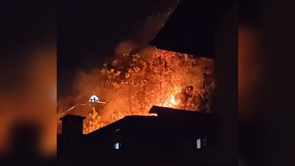 Incêndio em área de mata assusta moradores de Brusque