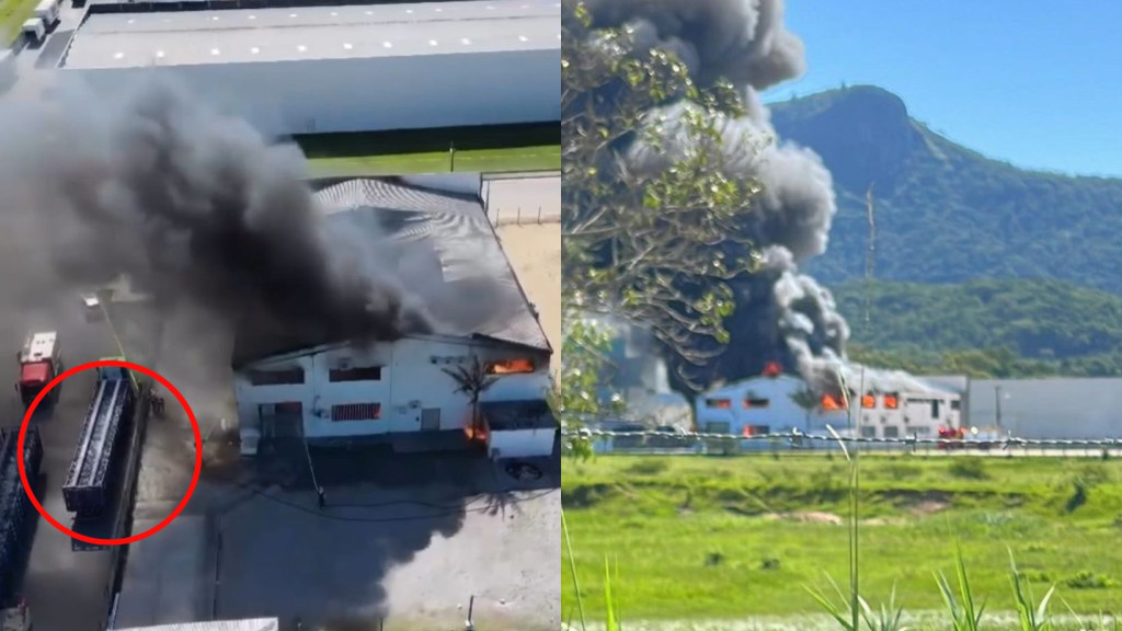 “Ia explodir tudo”: bombeiros impedem desastre após incêndio, em São José