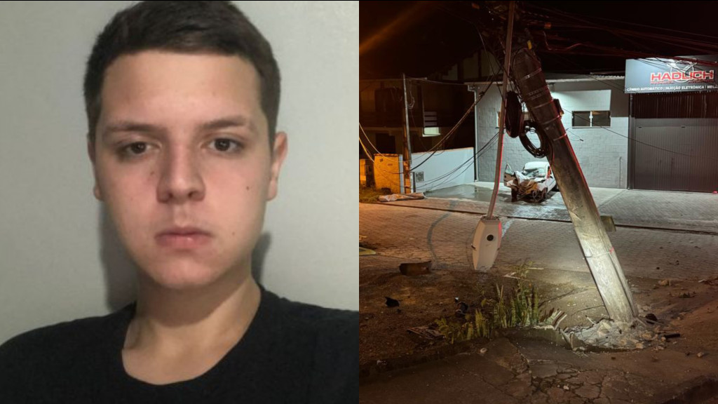 Identificado jovem de 19 anos que morreu em acidente em Blumenau