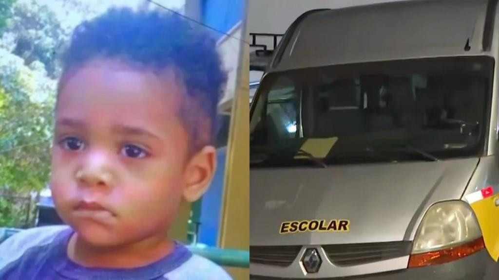 Menino de 2 anos morre após ser esquecido dentro de van escolar com calor de  40ºC
