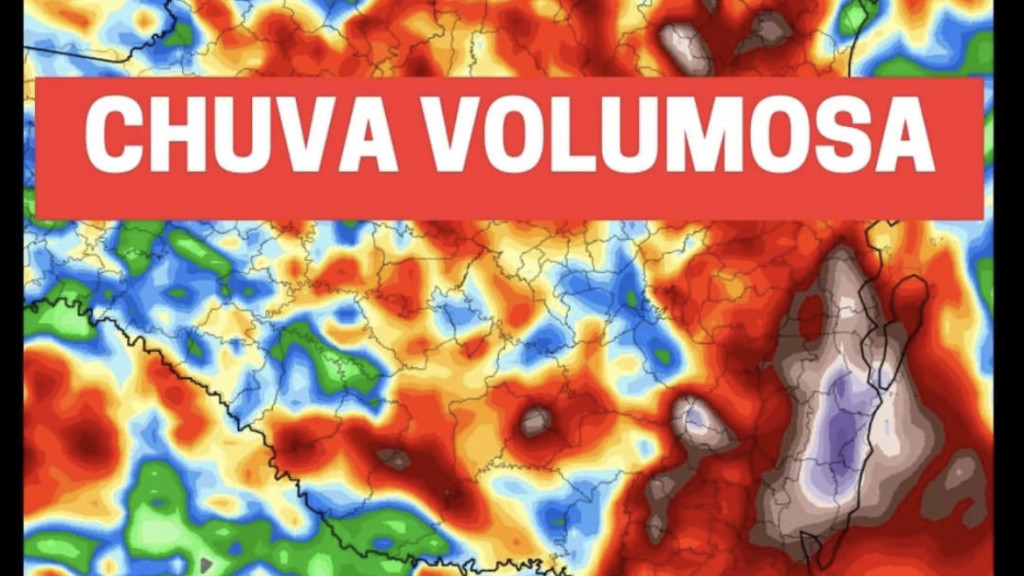Poxa, São Pedro! Previsão preocupante indica chuva volumosa para o Sul do Brasil