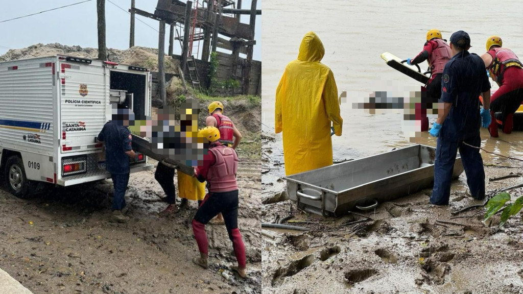 Corpo de homem é encontrado boiando próximo de embarcações em Itajaí