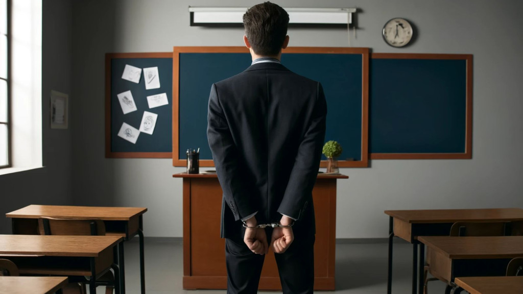 Professor pedófilo é preso em sala de aula sete anos após o crime