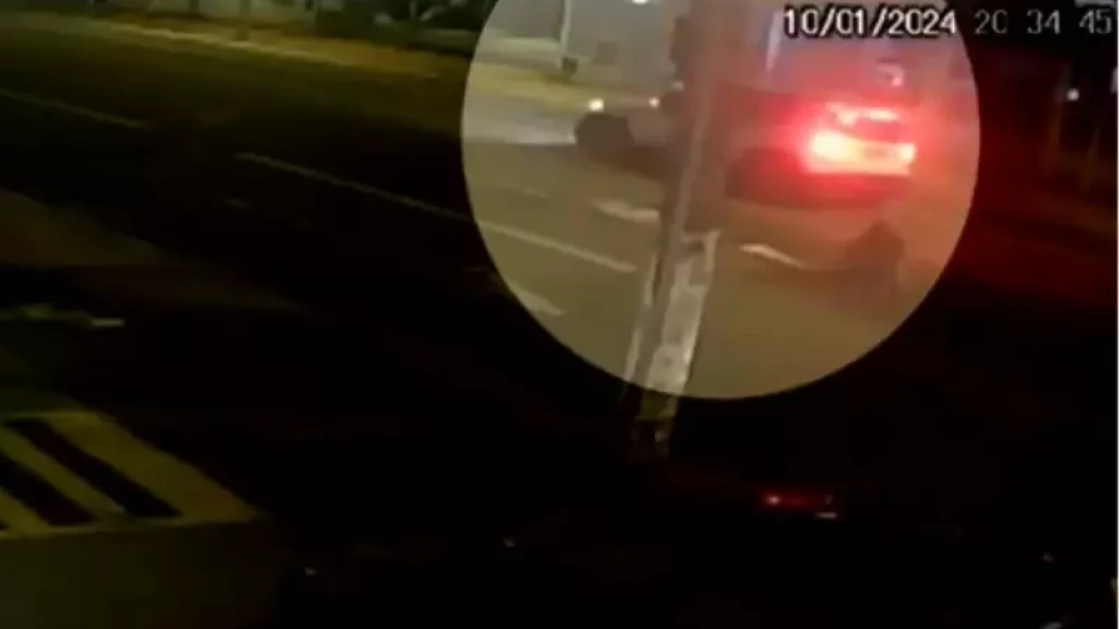 Mulher é atropelada e motorista foge sem prestar socorro, em São José
