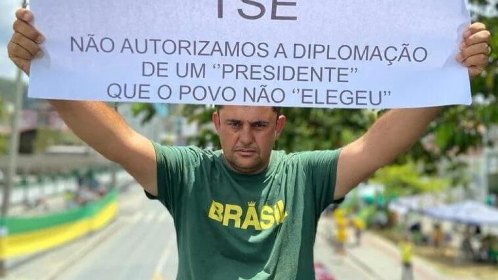 Pastor de Blumenau é preso por participar de "atos antidemocráticos” em Brasília