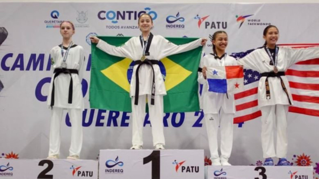 Atletas de Canelinha e Tijucas garantem ouro e bronze no Panamericano de Taekwondo