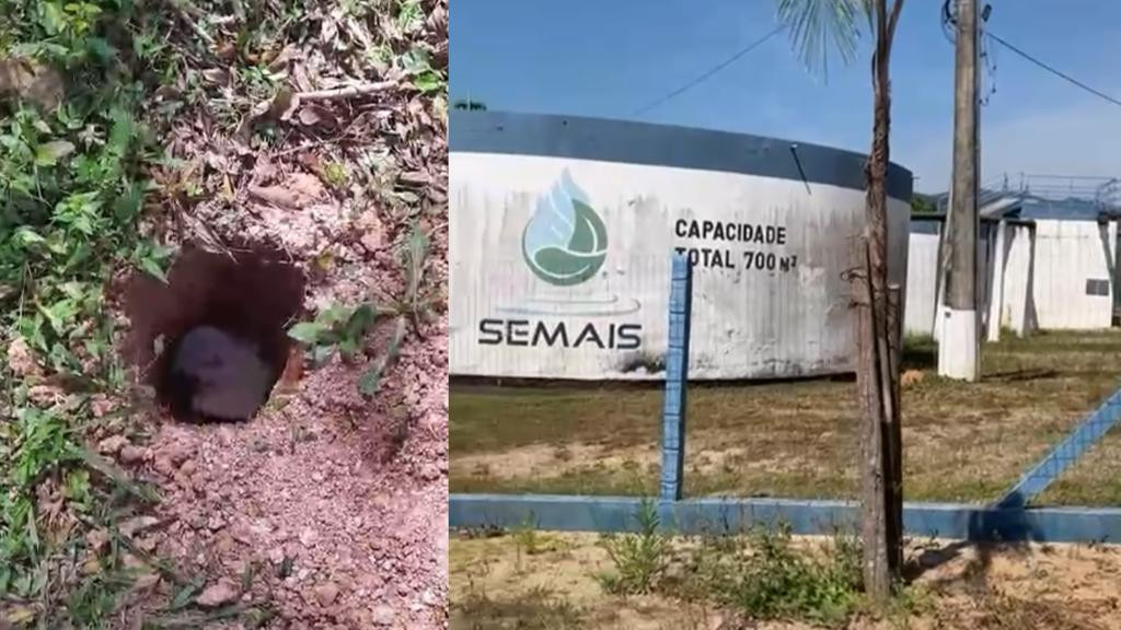 Trabalhadores são humilhados em Canelinha e fazem cocô em buraco na SEMAIS