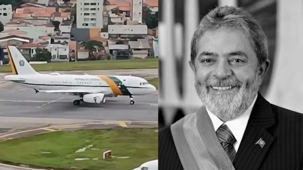URGENTE: Avião que levava Lula sofre pane na decolagem, em SP