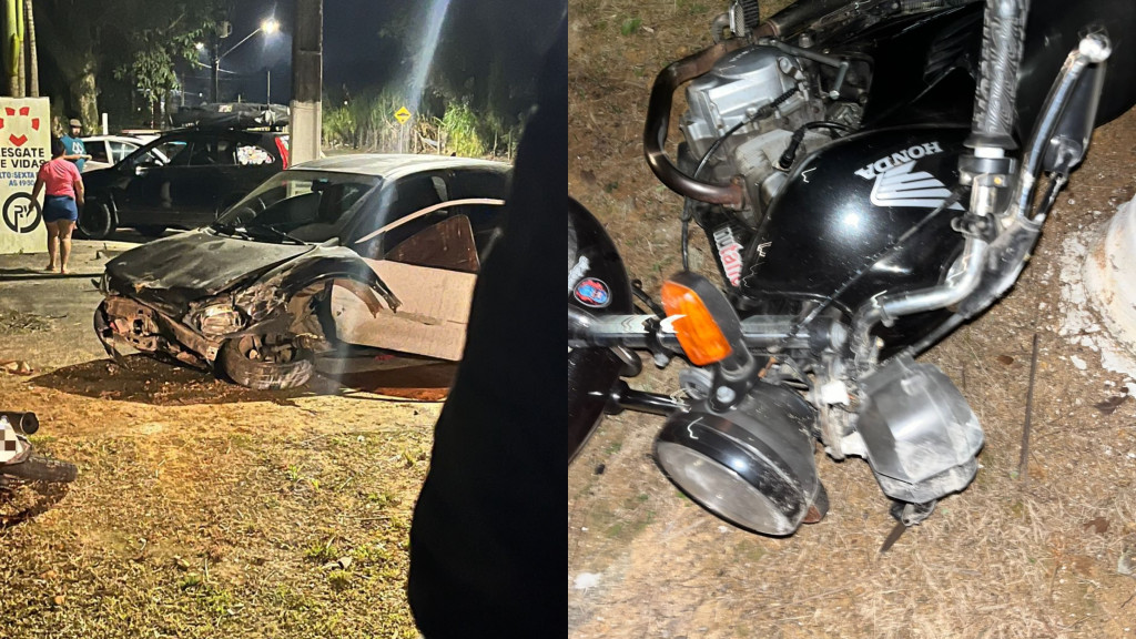Acidente quase mata jovem motociclista na Santa Luzia; mãe pede orações