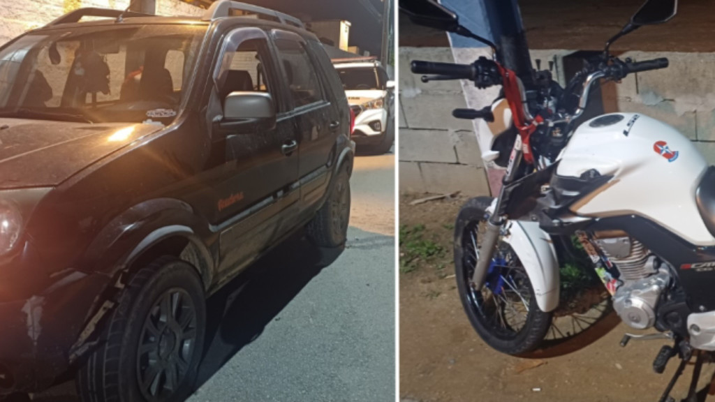 Colisão entre carro e moto deixa um ferido em São João Batista