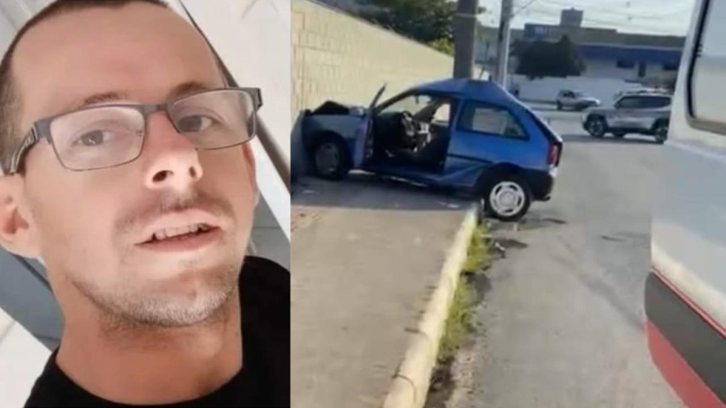 TRISTEZA: Motorista morre após colidir carro contra poste em Itajaí