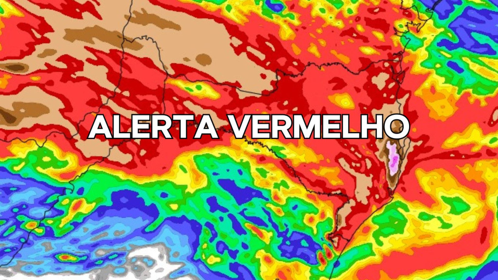 URGENTE: Grande Florianópolis em alerta vermelho para chuva extrema