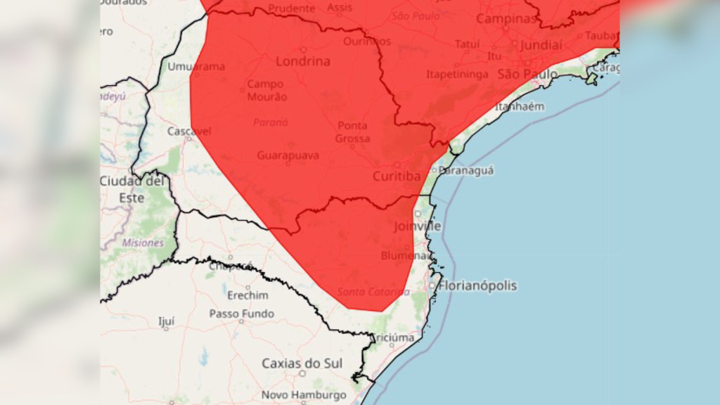 “Grande perigo” em Santa Catarina: Alerta vermelho para calor extremo